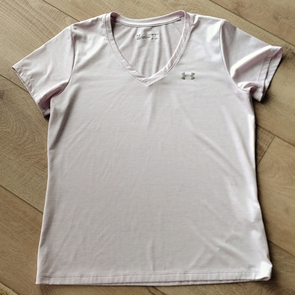 Women's Size L Light Lavender Under Armour Women's Heat Gear